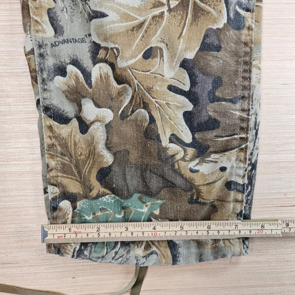 Vintage Military Advantage Timber Camo BDU Uniform Set Men L Long Leaf Hunting